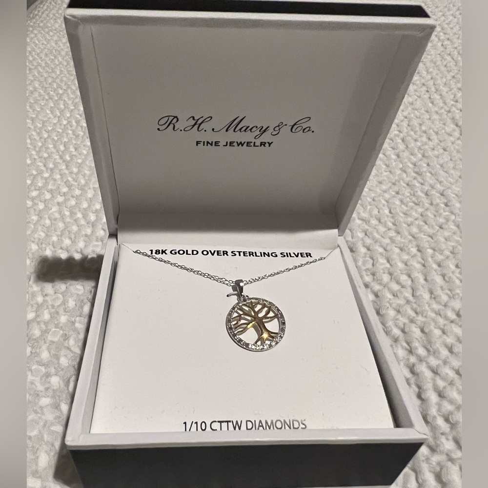 RH Macy & Co diamond pendant
